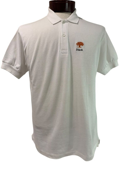 Large Boast Mens Short Sleeve La Quinta Golf Club Polo Shirt White Fitted