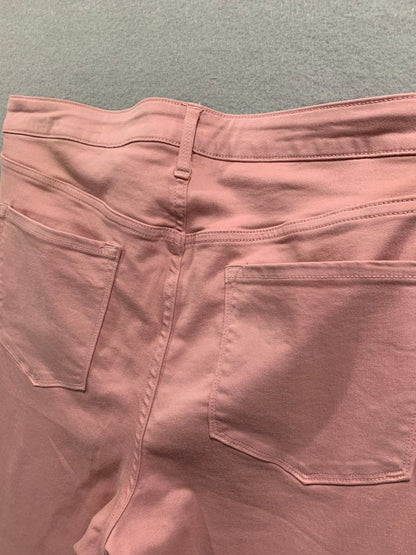 Size 18 Old Navy Womens Rockstar Mid-Rise Pink Jeans Stretch Denim