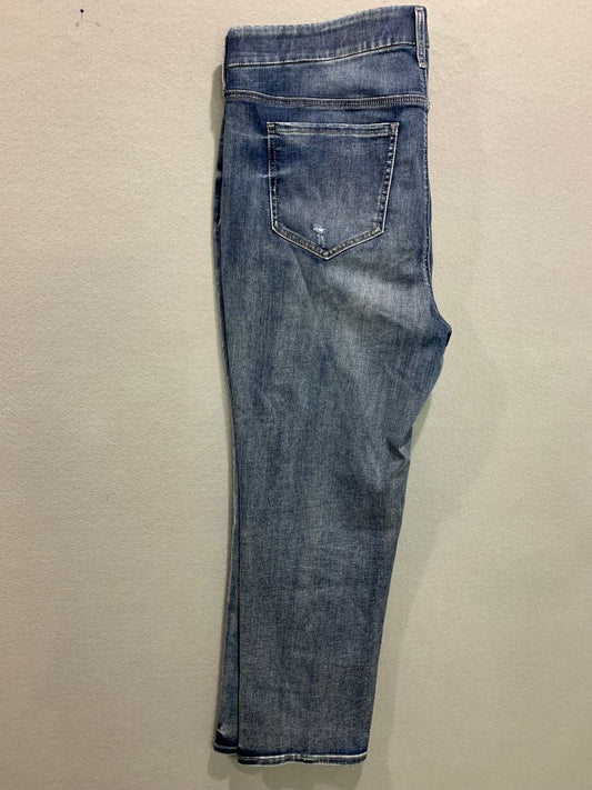Size 1X Not Your Daughters Jeans NYJD Waist Match Sheri Slim Stretch Denim Jeans