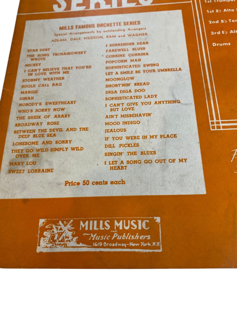 1930 Fox-Trot by Joe Primrose Sheet Music Mills Orchette Series St James Infirmary