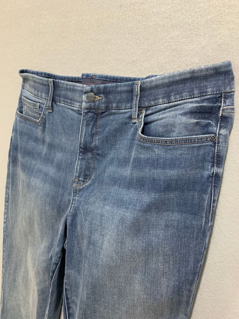 Size 1X Not Your Daughters Jeans NYJD Waist Match Sheri Slim Stretch Denim Jeans