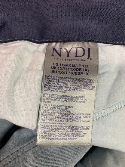 Size 1X Not Your Daughters Jeans NYJD Waist Match Sheri Slim Stretch Denim Jeans
