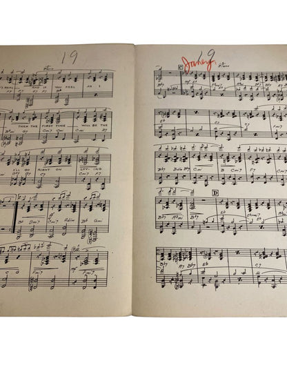 1943 For the First Time Sheet Music I've Fallen in Love Fox-Trot Tobias Kaff