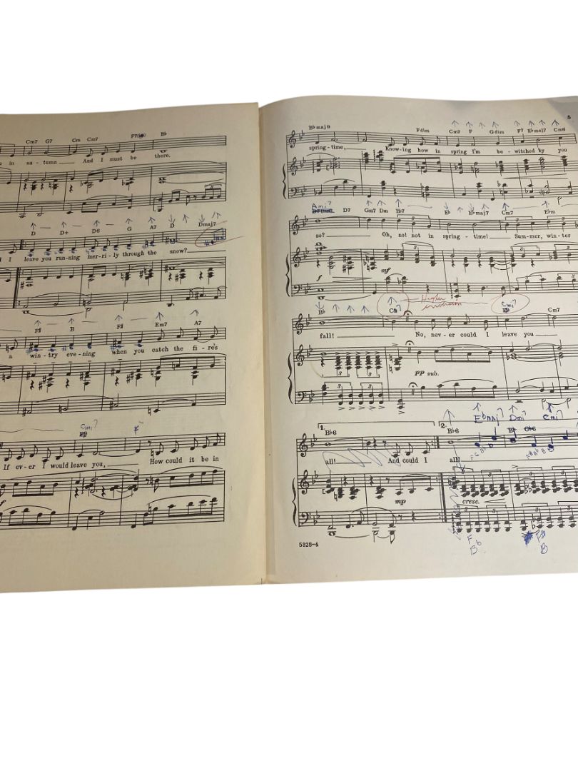 1960 Camelot If Ever I Would Leave You Sheet Music Frederick Loewe