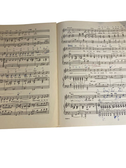 1960 Camelot If Ever I Would Leave You Sheet Music Frederick Loewe