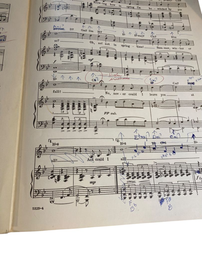 1960 Camelot If Ever I Would Leave You Sheet Music Frederick Loewe