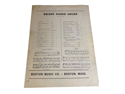 1969 Stars Sheet Music Walter Finlayson Boston Music Co