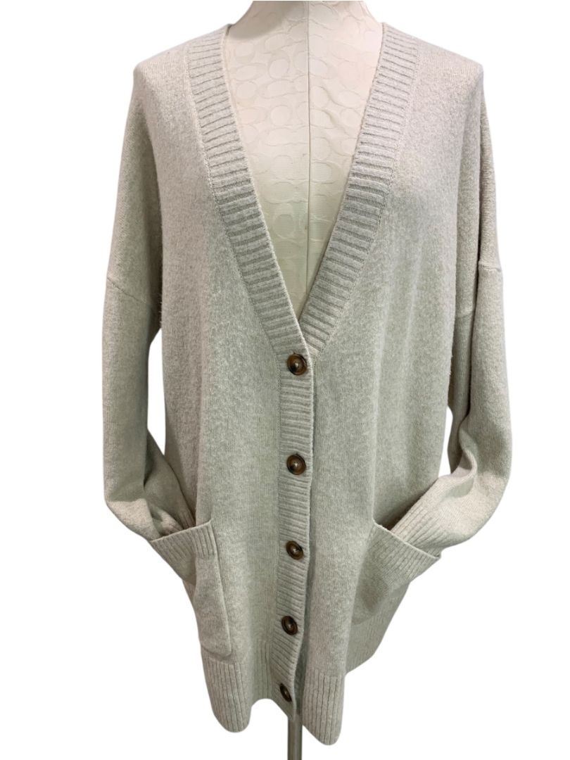 Size 2X Torrid Womens Soft Tan Cardigan Sweater Classic Style
