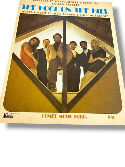 1967 The Fool on the Hill Sheet Music Lennon McCartney Comet Music Sergio Mendes