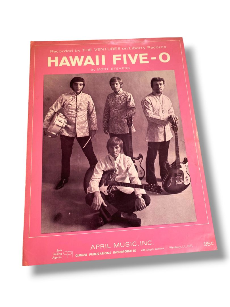 1969 Hawaii Five-O Sheet Music Mort Stevens April Music Inc