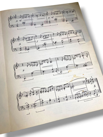 1966 Funeral March of the Marionette Sheet Music Charles Gounod Piano Solo