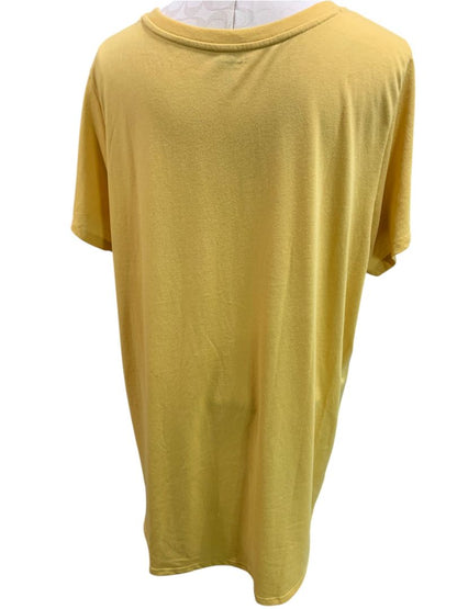 Size 3X Torrid Classic Fit New Womens Tshirt Gold Yellow V-Neck