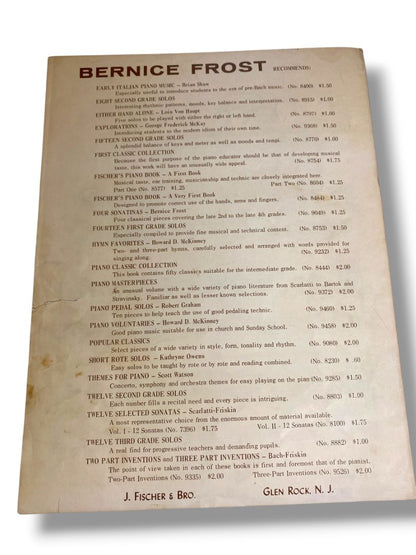 1964 Cherokee Clam-Bake Sheet Music by Kenneth Kimes No 9507 J Fischer & Bro