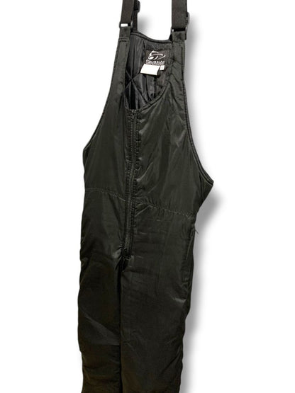 Small Sled Mate Womens Black Snow Bib Overalls Pants 160g Insulation