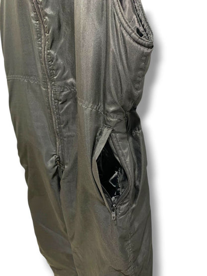 Small Sled Mate Womens Black Snow Bib Overalls Pants 160g Insulation