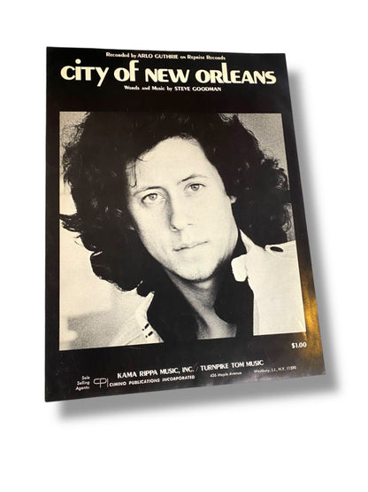 1971 Sheet Music City of New Orleans Arlo Guthrie Steve Goodman Kam Rippa