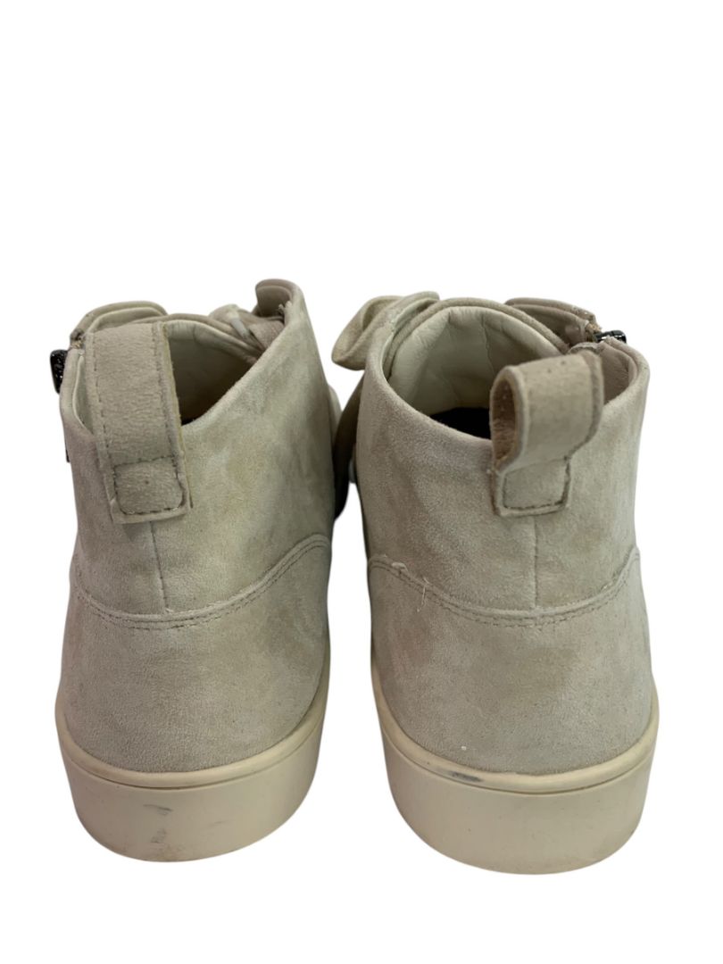 Size 10 Revitalign Womens Orthotic Perforated Suede Mid-Top Sneakers Emma