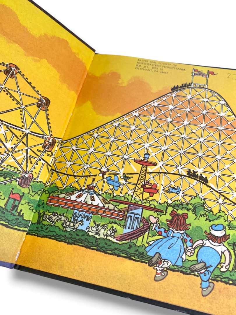 1980 Raggedy Ann and Andy in the Tunnel of Lost Toys Hardcover Book Bushnell McKissack
