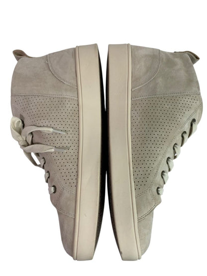 Size 10 Revitalign Womens Orthotic Perforated Suede Mid-Top Sneakers Emma