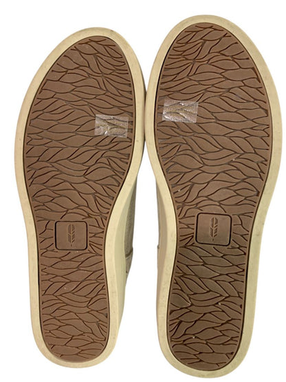 Size 10 Revitalign Womens Orthotic Perforated Suede Mid-Top Sneakers Emma
