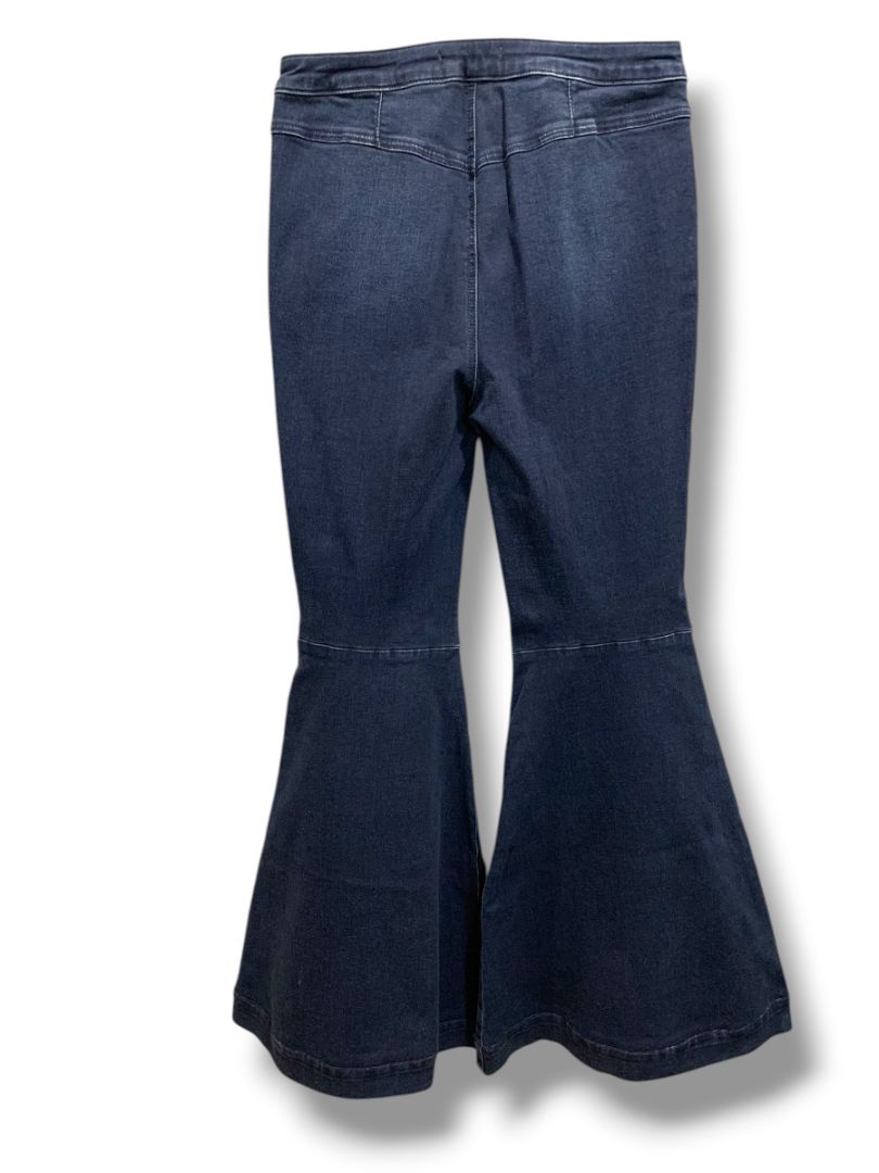 Size 28 Free People Maddox Denim Womens Flare Leg Jeans Retro Style