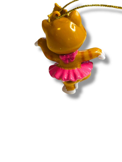 Barbie Ballet Cat Twyla Christmas Ornament Vinyl Figural 2.75"