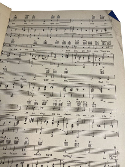 1941 Hoora Polka Sheet Music La Polka Del Aplauso Tomerlin Livschakoff