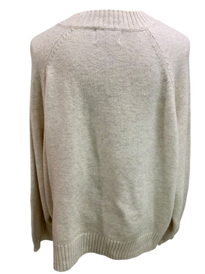 Size 3X Old Navy Womens New Soft Sweater Cream Red Sparkle Heart