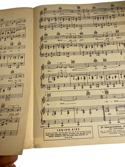 1933 Temptation Sheet Music Arthur Freed Nacio Herb Brown