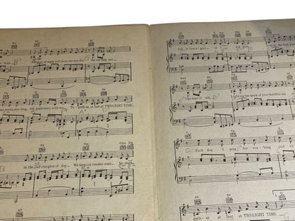 1944 Twilight Time Sheet Music Ram Nevins Dunn Campbell-Porgie