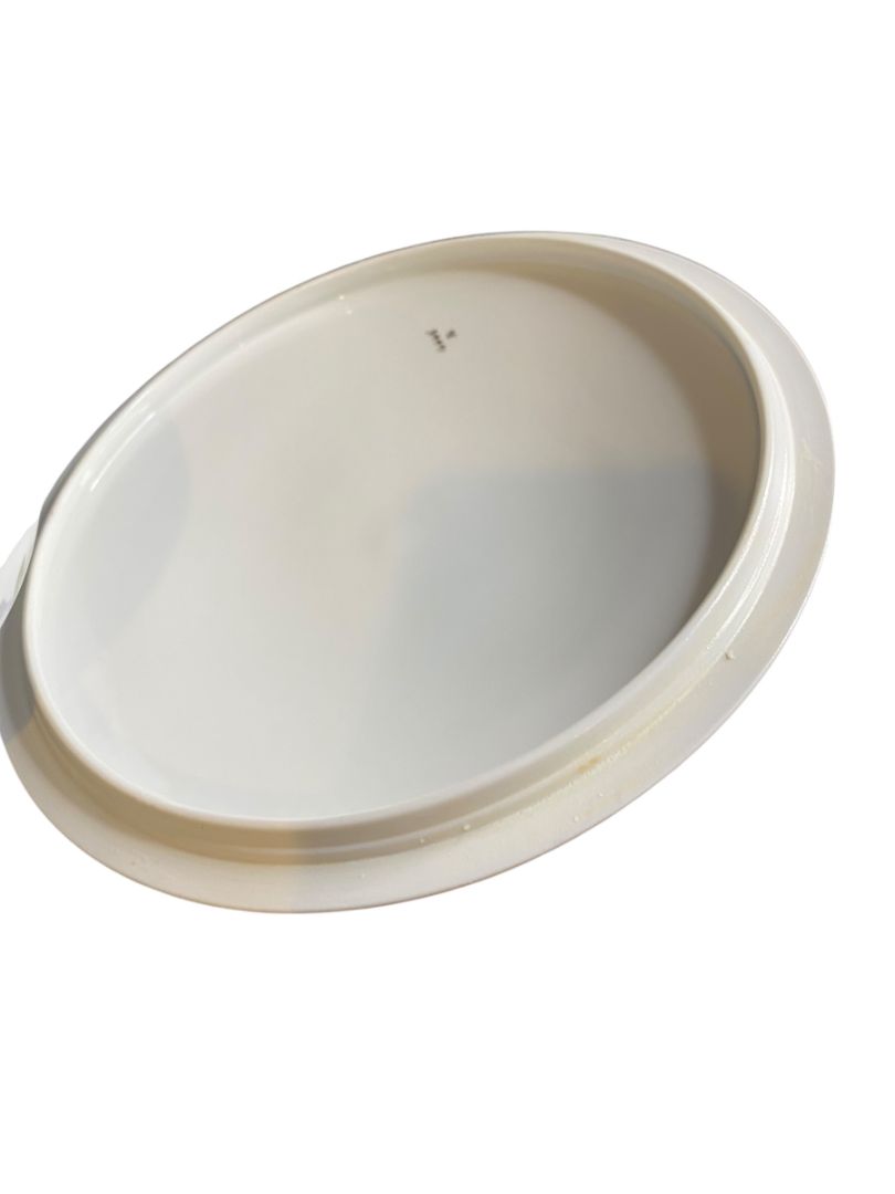 Vintage TK Thun Czechoslavakia Bohemia Covered Vegetable Dish with Lid Handles Magnolia