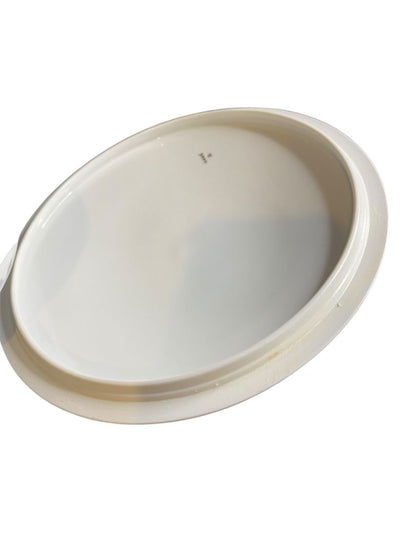 Vintage TK Thun Czechoslavakia Bohemia Covered Vegetable Dish with Lid Handles Magnolia