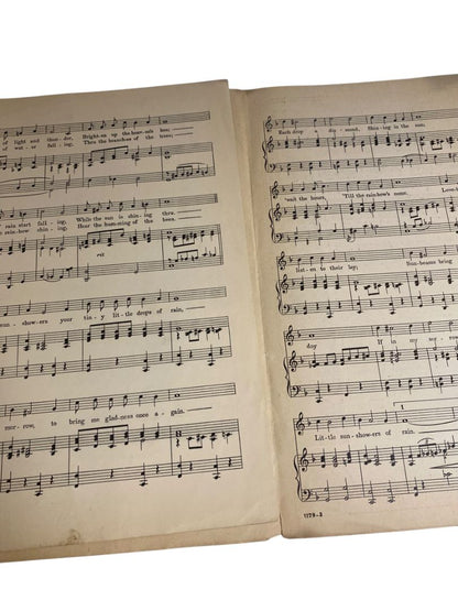 1921 Little Sun Showers Sheet Music by Bob Nelson Waterson Berlin & Snyder