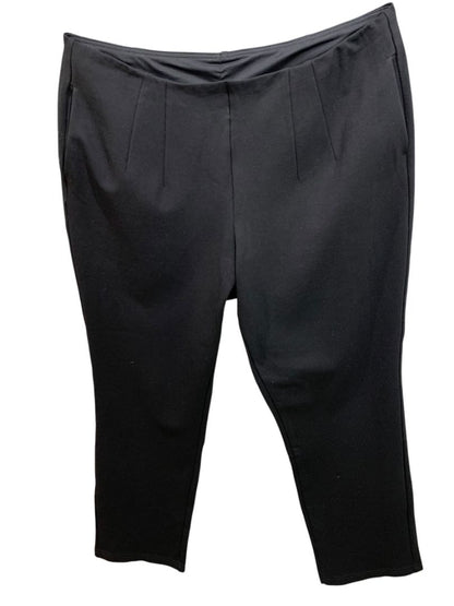 Size 20WP Belle by Kim Gravel Womens Pull On Black Pants Pockets