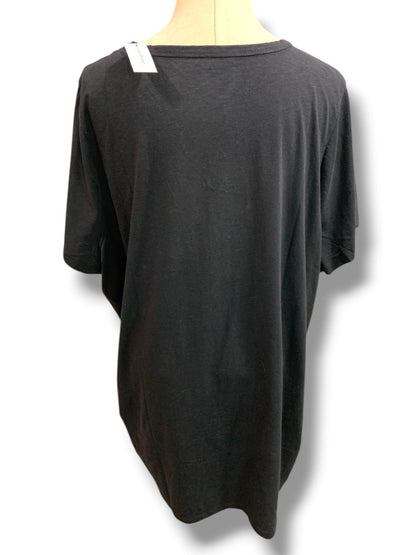 26/28 Lane Bryant Womens Plus Size New Ruched Side V-Neck Tshirt