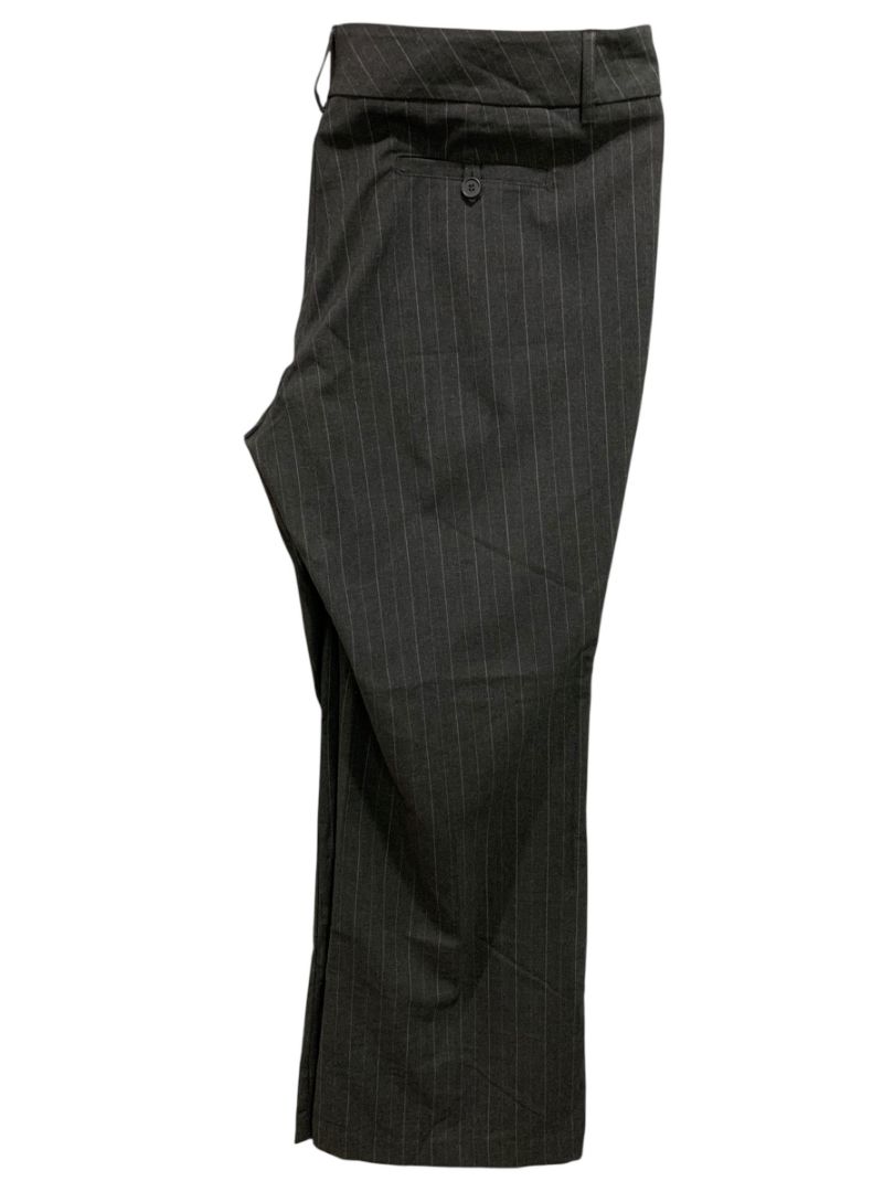 Size 18 New York & Co Womens New Charcoal Striped Dress Pants Trousers Stretch