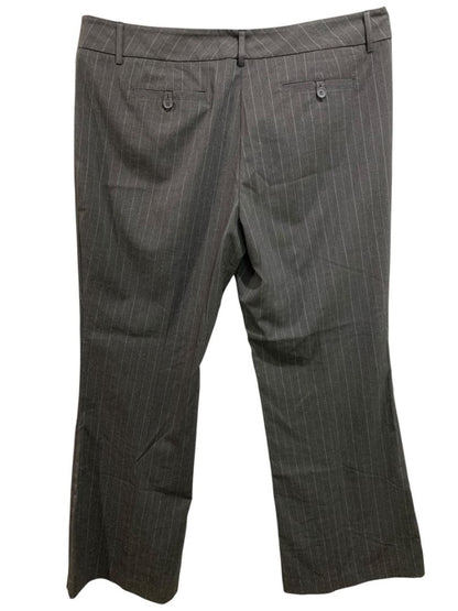 Size 18 New York & Co Womens New Charcoal Striped Dress Pants Trousers Stretch