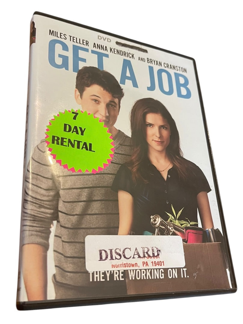 Get A Job DVD Anna Kendrick Miles Teller Bryan Cranston Rated R