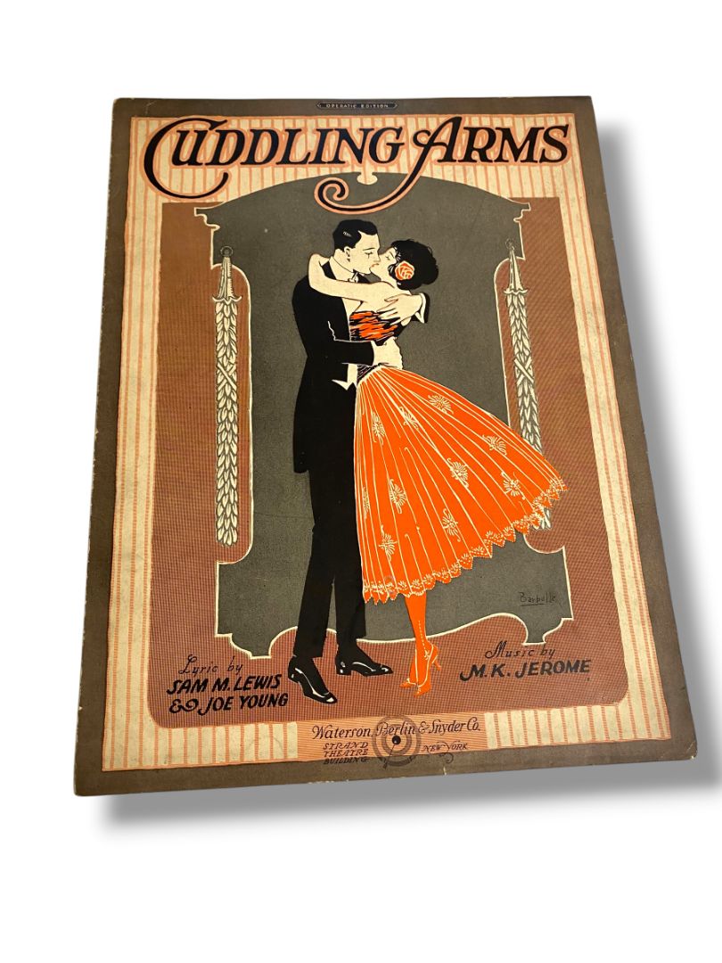 1920 Cuddling Arms Sheet Music Lewis Young Jerome Waterson Berlin & Snyder