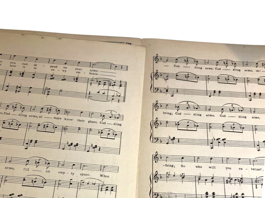 1920 Cuddling Arms Sheet Music Lewis Young Jerome Waterson Berlin & Snyder