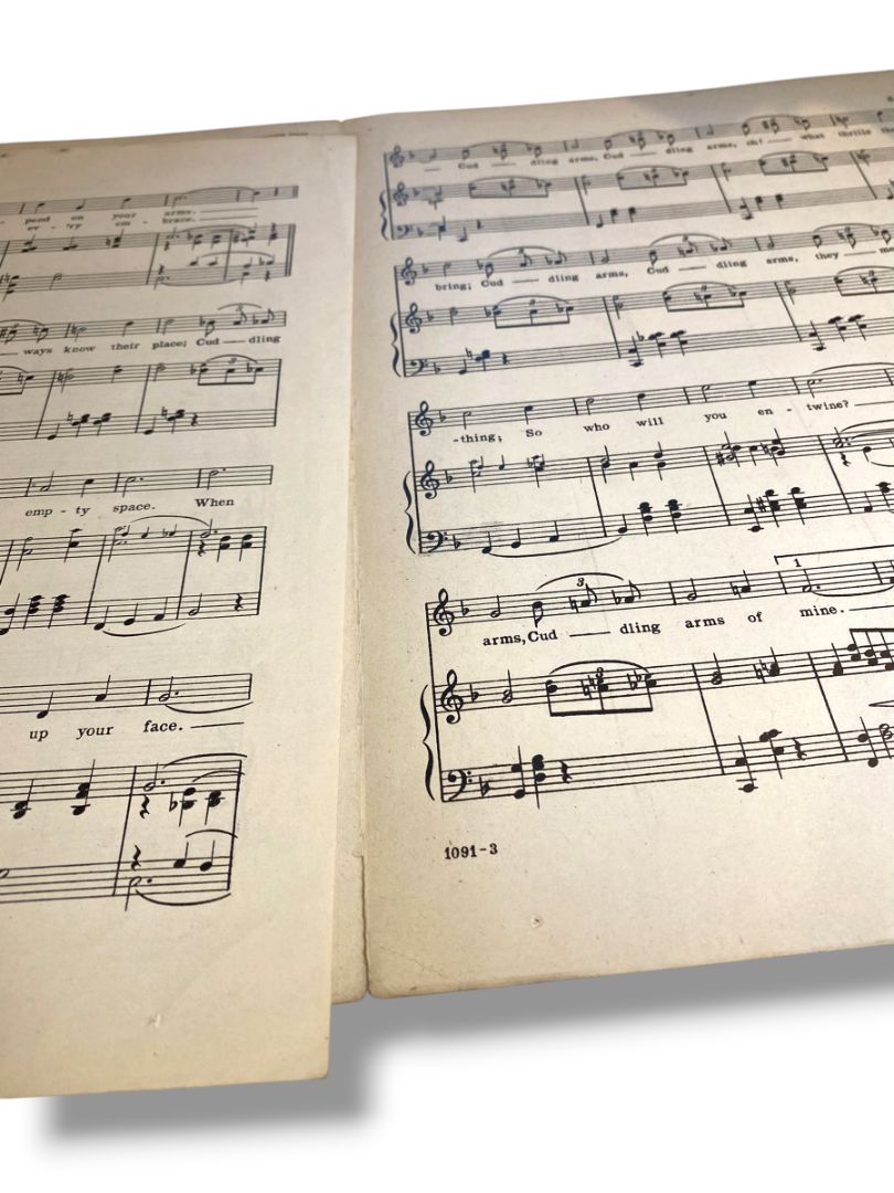 1920 Cuddling Arms Sheet Music Lewis Young Jerome Waterson Berlin & Snyder