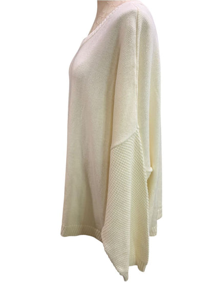Size 4X Candace Cameron Bure Womens Cream Soft Sweater