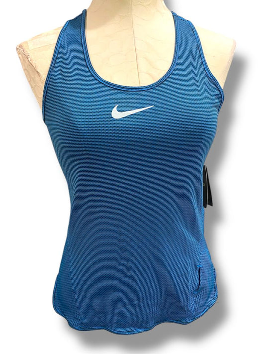 Small Nike Aeroreact Womens New Running Tank Racerback 723941-436 Blue