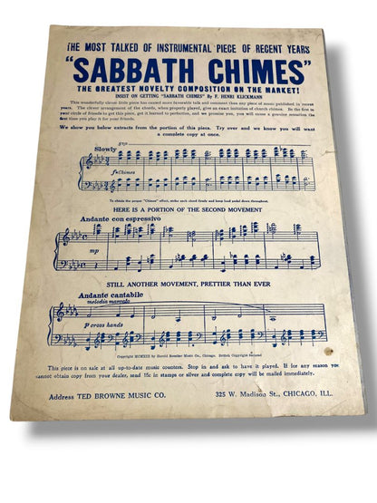 1921 You'll Want Me After All Sheet Music Matson Schmitt Ted Brown Music Co