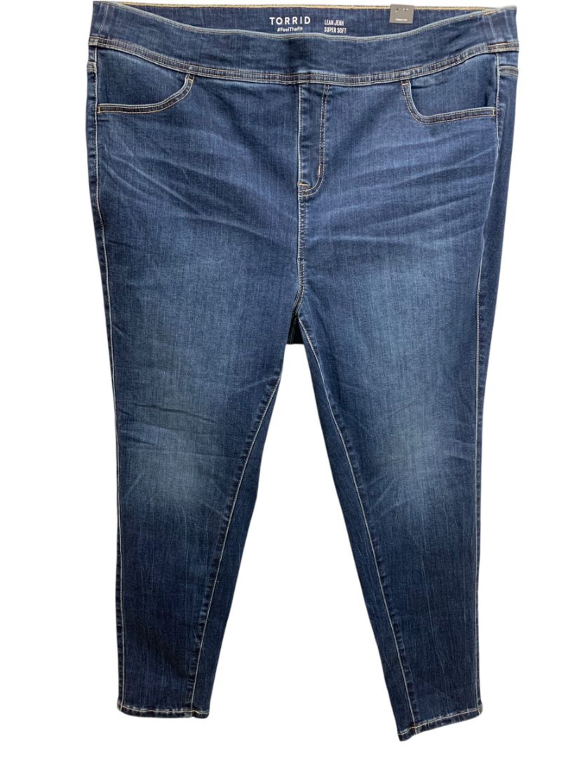 Size 3X Short Torrid Womens New Pull on Jeggings Stretch Denim Super Soft