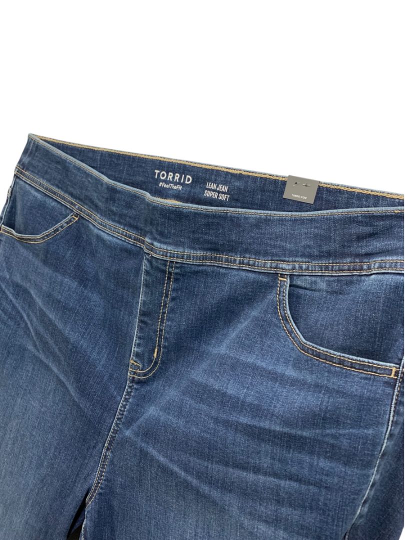 Size 3X Short Torrid Womens New Pull on Jeggings Stretch Denim Super Soft