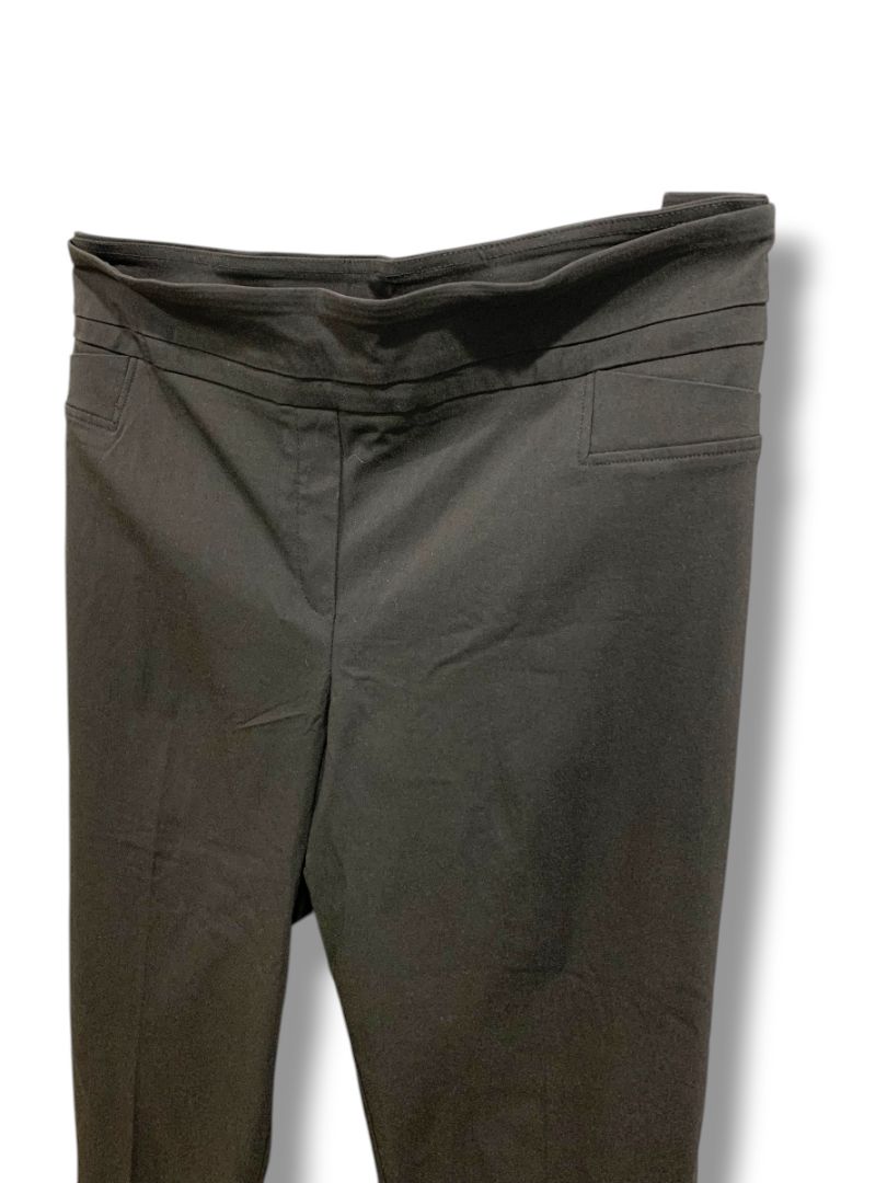 Size 24W Zac & Rachel Woman New Black Slim Ankle Pull On Pants Plus Size