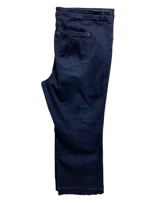 Size 22WP Belle by Kim Gravel Womens Flare Jeans Stretch Denim