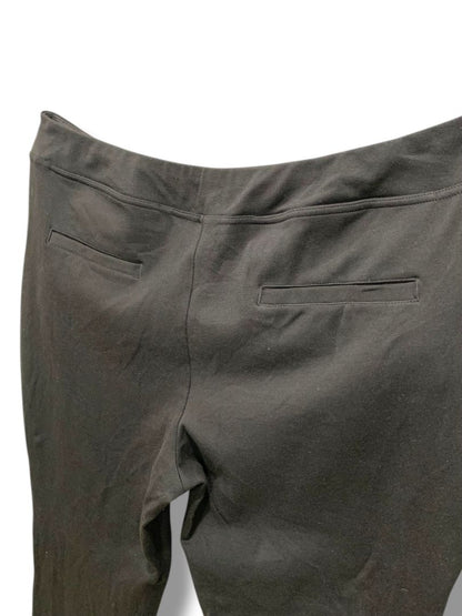 Size 20WP Belle Kim Gravel Petite Womens Plus Size Black Crop Pull On Chino