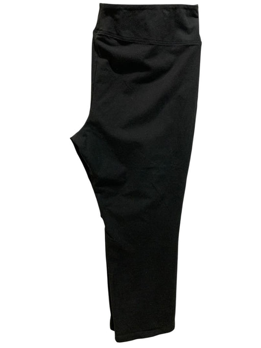 Size 2XP Women with Control Black Pull On Ponte Knit Pants Straight Leg